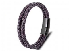 HY Wholesale Leather Bracelets Jewelry Popular Leather Bracelets-HY0130B347