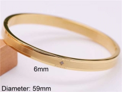 HY Wholesale Bangle Stainless Steel 316L Jewelry Bangle-HY0122B088