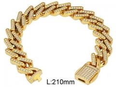 HY Wholesale Bracelets Jewelry 316L Stainless Steel Jewelry Bracelets-HY0121B034