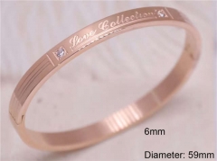 HY Wholesale Bangle Stainless Steel 316L Jewelry Bangle-HY0122B366