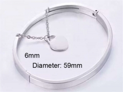 HY Wholesale Bangle Stainless Steel 316L Jewelry Bangle-HY0122B061