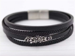 HY Wholesale Leather Bracelets Jewelry Popular Leather Bracelets-HY0129B204