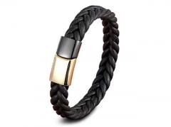 HY Wholesale Leather Bracelets Jewelry Popular Leather Bracelets-HY0130B100