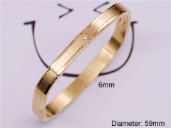 HY Wholesale Bangle Stainless Steel 316L Jewelry Bangle-HY0122B357