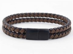 HY Wholesale Leather Bracelets Jewelry Popular Leather Bracelets-HY0129B163