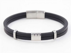 HY Wholesale Leather Bracelets Jewelry Popular Leather Bracelets-HY0129B058