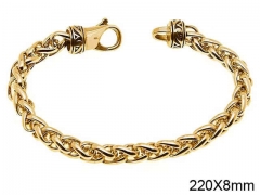 HY Wholesale Bracelets Jewelry 316L Stainless Steel Jewelry Bracelets-HY0121B017