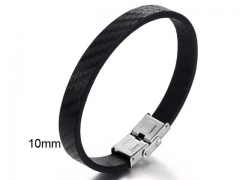 HY Wholesale Leather Bracelets Jewelry Popular Leather Bracelets-HY0132B149