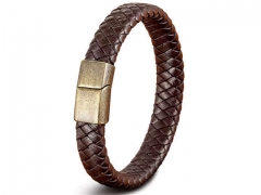 HY Wholesale Leather Bracelets Jewelry Popular Leather Bracelets-HY0130B092