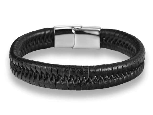 HY Wholesale Leather Bracelets Jewelry Popular Leather Bracelets-HY0135B144