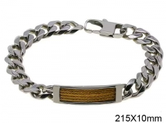 HY Wholesale Bracelets Jewelry 316L Stainless Steel Jewelry Bracelets-HY0121B037