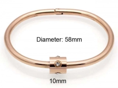 HY Wholesale Bangle Stainless Steel 316L Jewelry Bangle-HY0041B259