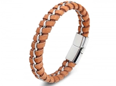 HY Wholesale Leather Bracelets Jewelry Popular Leather Bracelets-HY0130B227