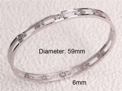 HY Wholesale Bangle Stainless Steel 316L Jewelry Bangle-HY0122B151