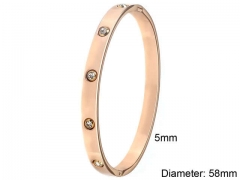 HY Wholesale Bangle Stainless Steel 316L Jewelry Bangle-HY0128B115