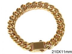 HY Wholesale Bracelets Jewelry 316L Stainless Steel Jewelry Bracelets-HY0121B006