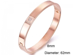 HY Wholesale Bangle Stainless Steel 316L Jewelry Bangle-HY0122B277