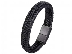 HY Wholesale Leather Bracelets Jewelry Popular Leather Bracelets-HY0133B051