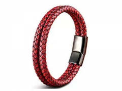 HY Wholesale Leather Bracelets Jewelry Popular Leather Bracelets-HY0130B345