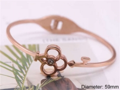 HY Wholesale Bangle Stainless Steel 316L Jewelry Bangle-HY0122B397