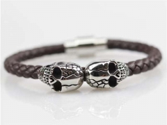 HY Wholesale Leather Bracelets Jewelry Popular Leather Bracelets-HY0129B187