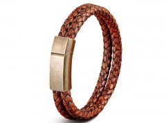 HY Wholesale Leather Bracelets Jewelry Popular Leather Bracelets-HY0130B392