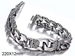 HY Wholesale Bracelets Jewelry 316L Stainless Steel Jewelry Bracelets-HY0121B018