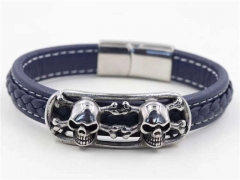 HY Wholesale Leather Bracelets Jewelry Popular Leather Bracelets-HY0129B016