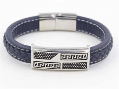 HY Wholesale Leather Bracelets Jewelry Popular Leather Bracelets-HY0129B197