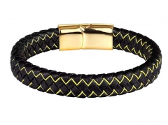 HY Wholesale Leather Bracelets Jewelry Popular Leather Bracelets-HY0120B140