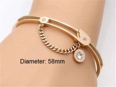 HY Wholesale Bangle Stainless Steel 316L Jewelry Bangle-HY0041B187