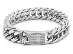 HY Wholesale Bracelets Jewelry 316L Stainless Steel Jewelry Bracelets-HY0058B116