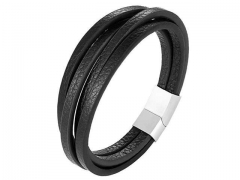 HY Wholesale Leather Bracelets Jewelry Popular Leather Bracelets-HY0136B203