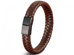 HY Wholesale Leather Bracelets Jewelry Popular Leather Bracelets-HY0130B131