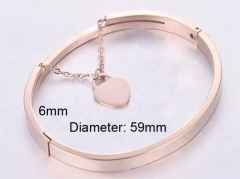 HY Wholesale Bangle Stainless Steel 316L Jewelry Bangle-HY0122B063