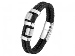 HY Wholesale Leather Bracelets Jewelry Popular Leather Bracelets-HY0120B058