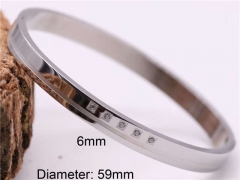 HY Wholesale Bangle Stainless Steel 316L Jewelry Bangle-HY0122B084