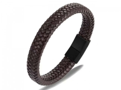 HY Wholesale Leather Bracelets Jewelry Popular Leather Bracelets-HY0129B165