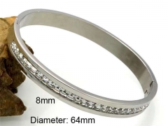 HY Wholesale Bangle Stainless Steel 316L Jewelry Bangle-HY0041B209