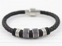 HY Wholesale Leather Bracelets Jewelry Popular Leather Bracelets-HY0129B211