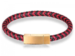 HY Wholesale Leather Bracelets Jewelry Popular Leather Bracelets-HY0136B233