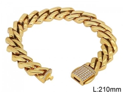 HY Wholesale Bracelets Jewelry 316L Stainless Steel Jewelry Bracelets-HY0121B035