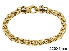 HY Wholesale Bracelets Jewelry 316L Stainless Steel Jewelry Bracelets-HY0121B016