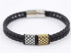 HY Wholesale Leather Bracelets Jewelry Popular Leather Bracelets-HY0129B192