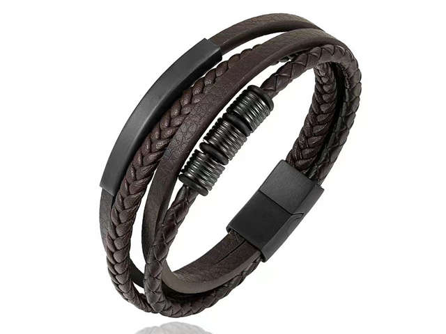 HY Wholesale Leather Bracelets Jewelry Popular Leather Bracelets-HY0136B137