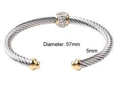 HY Wholesale Bangle Stainless Steel 316L Jewelry Bangle-HY0128B136