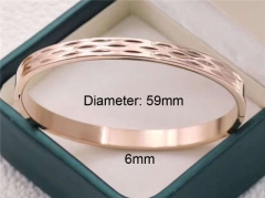 HY Wholesale Bangle Stainless Steel 316L Jewelry Bangle-HY0122B209