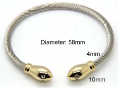 HY Wholesale Bangle Stainless Steel 316L Jewelry Bangle-HY0041B356