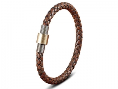 HY Wholesale Leather Bracelets Jewelry Popular Leather Bracelets-HY0130B119