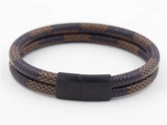 HY Wholesale Leather Bracelets Jewelry Popular Leather Bracelets-HY0129B170